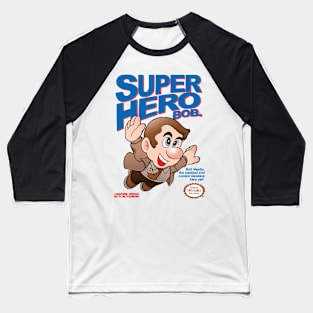 Super Hero Bob Baseball T-Shirt